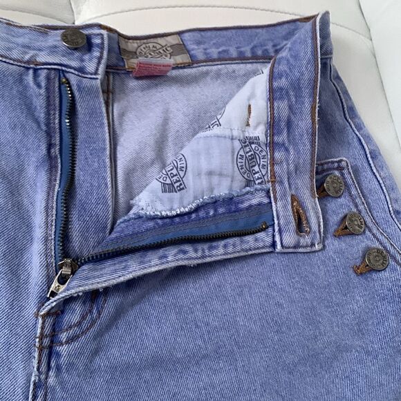 Vintage Denim Republic Cotton Flare High Rise Button Fly Size 13/14 - Picture 9 of 12